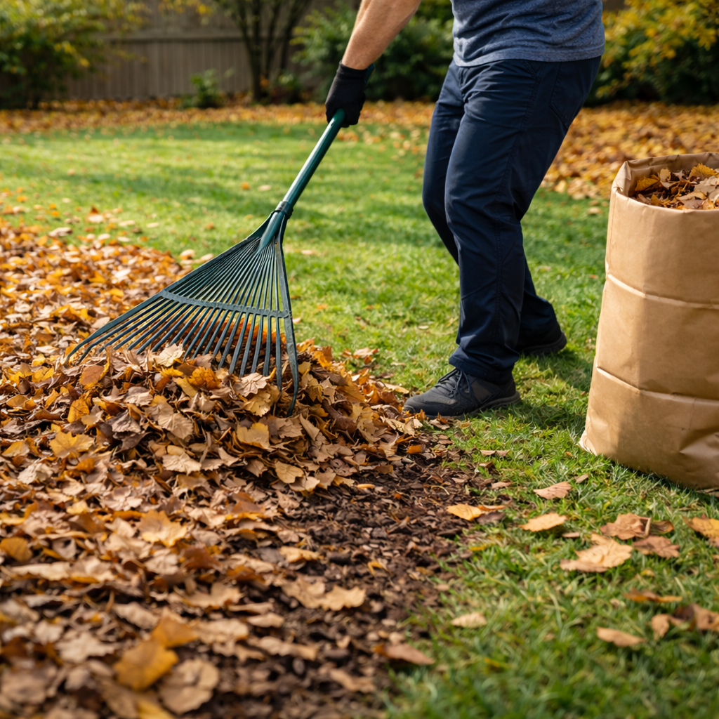 Landscaping peterborough landscaping leave removal (columns)